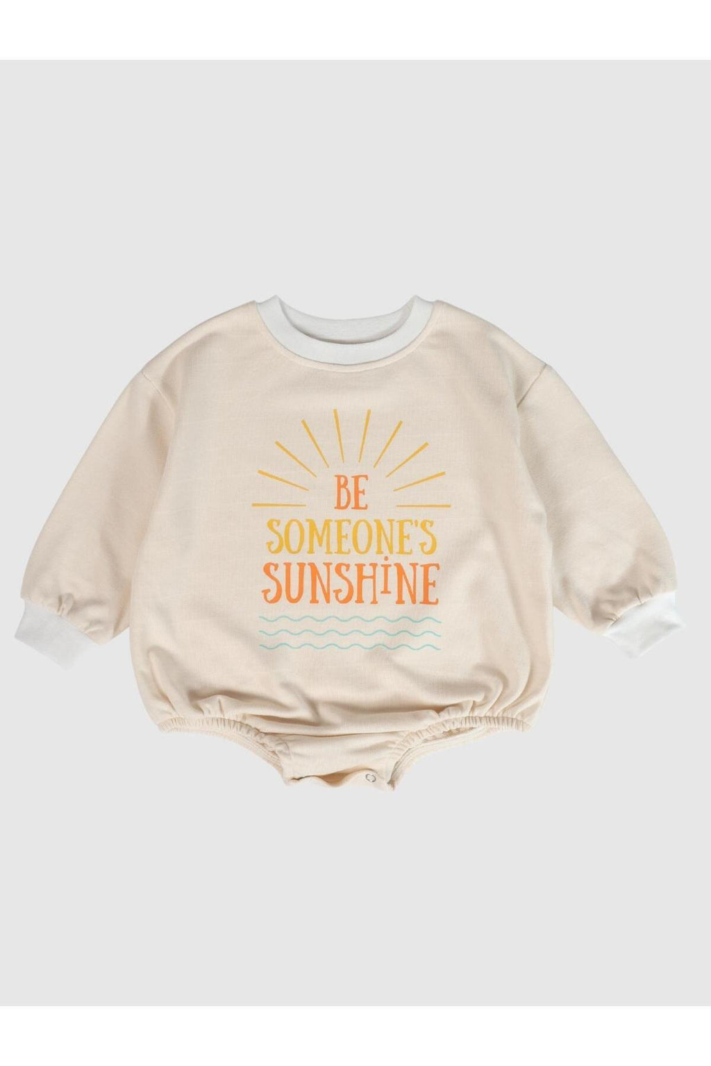 Bebek Oversize Sweatshirt Zıbın Bej