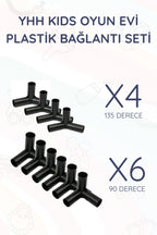 Plastik Bağlantı Seti CasaMio Oyun Evi Uyumlu (10 Parça)