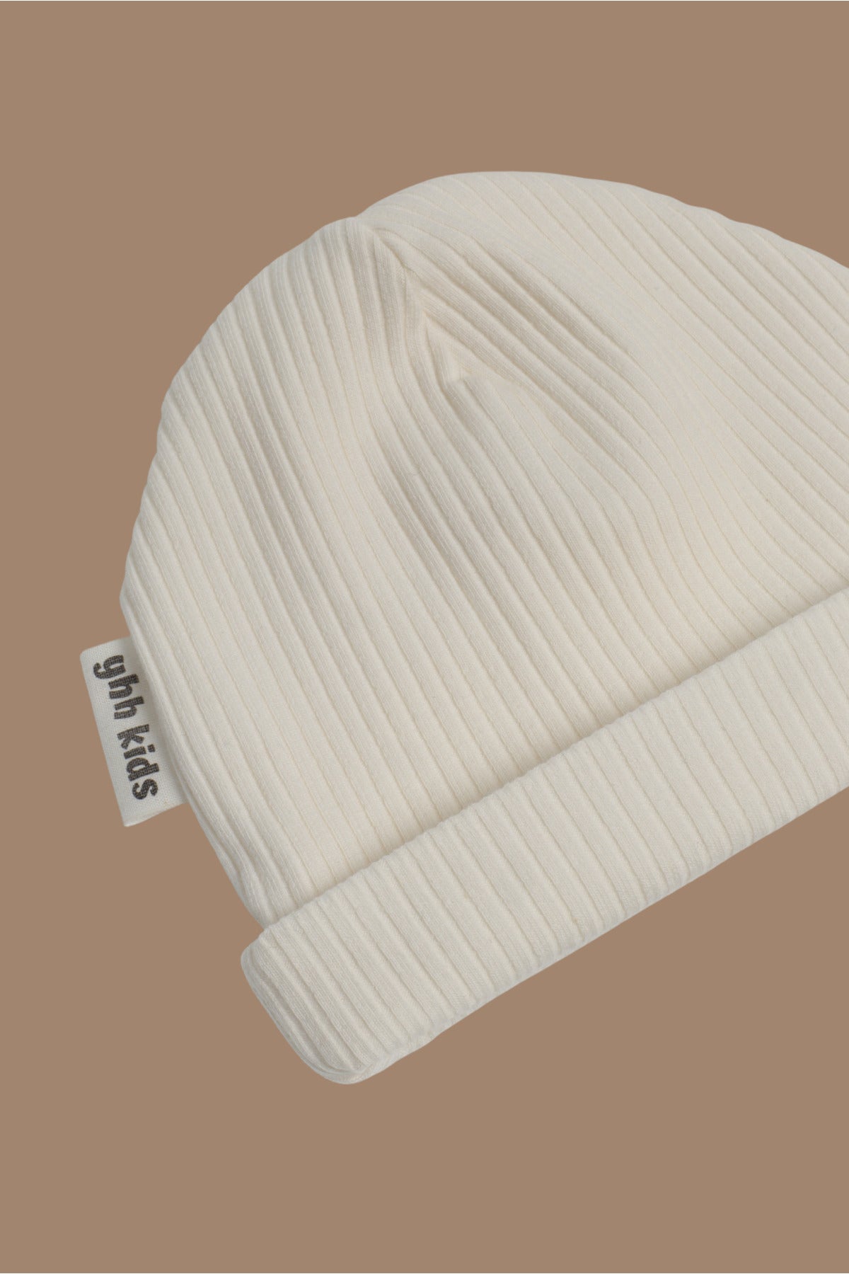 Yeni Doğan Şapka & Eldiven Seti – %100 Pamuklu Penye Extra Yumuşak Hafif Terletmez, 0-6 Ay Unisex - Ekru