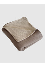 Müslin Bebek Battaniyesi Çift Taraflı Bej 100x120 Cm
