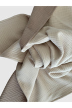 Müslin Bebek Battaniyesi Çift Taraflı Bej 100x120 Cm