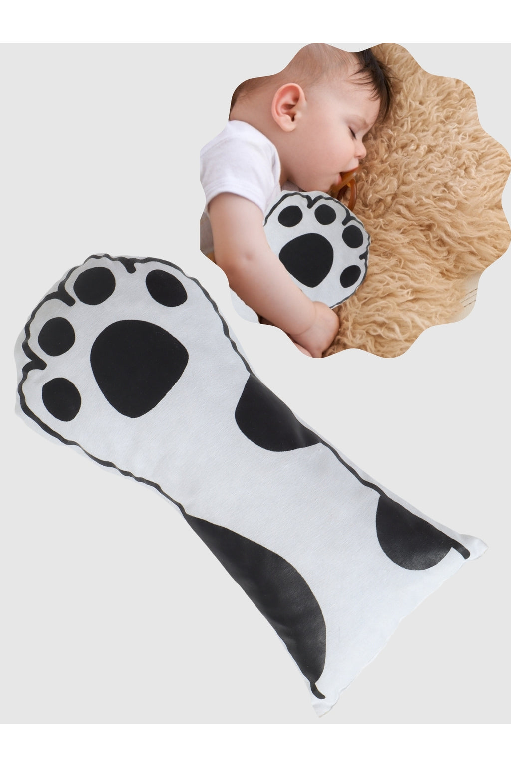 Bebek Uyku Arkadaşı Sevimli Pati Peluş Oyuncak