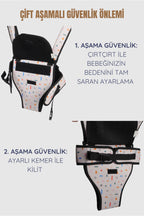 LumiJump Bebek Hoppala – Yüz Korumalı, Güvenlik Kemerli, Yaylı Zıpzıp Yürüteci - Geometrik